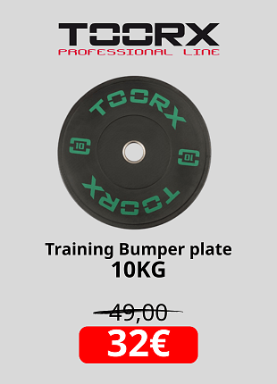 TOORX TRAINING BUMPER PLATES 10KG