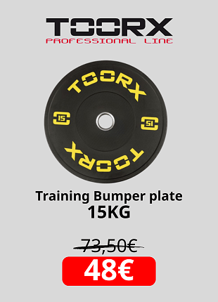 TOORX TRAINING BUMPER PLATES 15KG