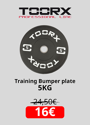TOORX TRAINING BUMPER PLATES 5KG