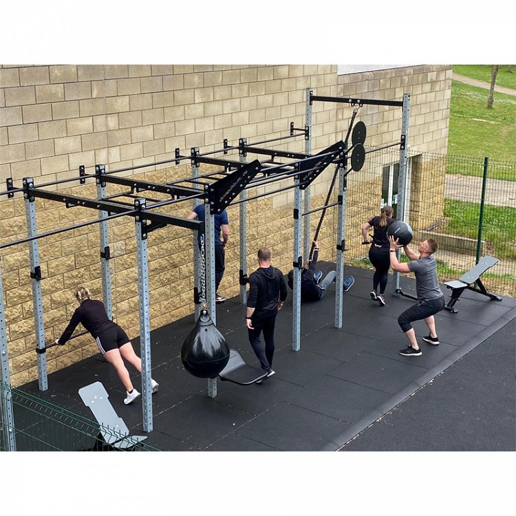 Outdoor Functional Training Station Γαλβανιζέ 30-12219 ELEMENT FITNESS