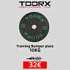 TOORX Training Bumper Plate offer 10kg