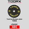 TOORX Training Bumper Plate offer 15kg