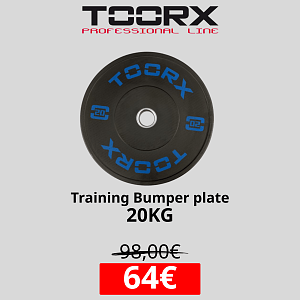 TOORX Training Bumper Plate offer 20kg