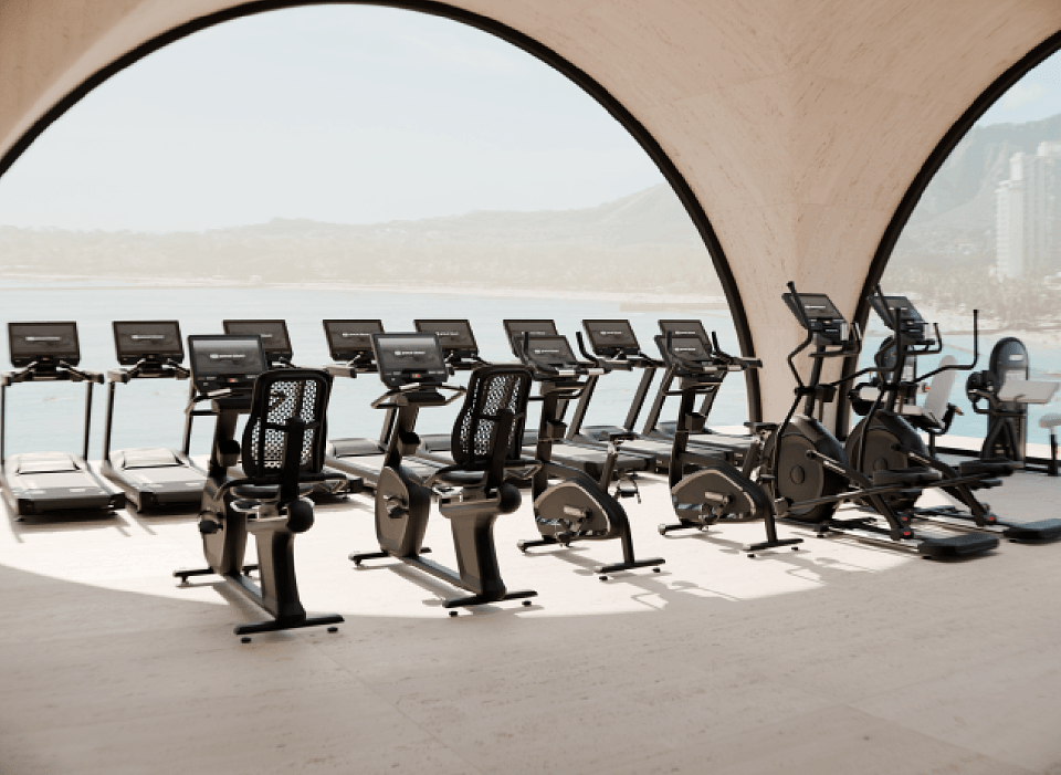 INDOOR FITNESS ROOM