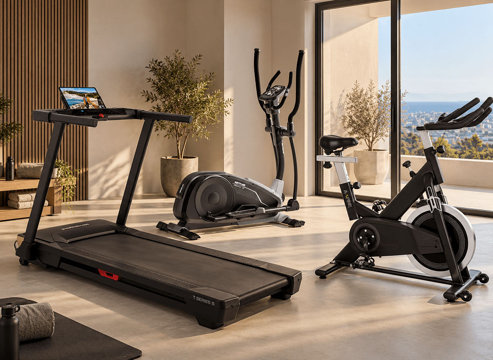 cardio equipment. home gym.