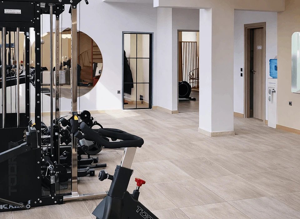 δάπεδα για home gym.